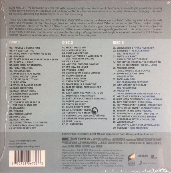 Elvis Presley : The Searcher (The Original Soundtrack) (3xCD, Comp, Dlx)