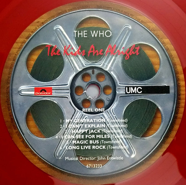 The Who : The Kids Are Alright (LP, Album, RE, RM, Red + LP, Album, RE, RM, Blu + )