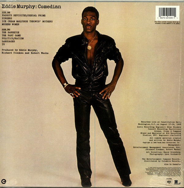 Eddie Murphy : Comedian (LP, Album, Ltd, 180)