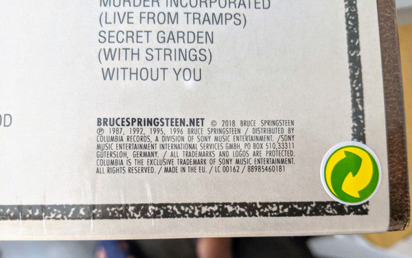Bruce Springsteen : The Album Collection Vol. 2, 1987-1996 (2xLP, Album, RE, RM + 2xLP, Album, RE, RM + LP, Al)