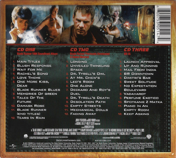 Vangelis : Blade Runner (CD, Album, RE + CD + CD, Album + 25t)