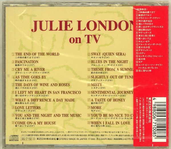 Julie London : Julie London On TV (CD, Comp)