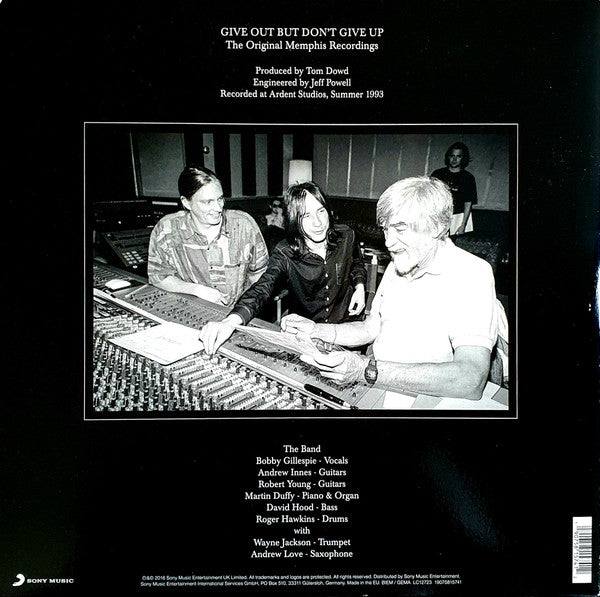 Primal Scream : Give Out But Don't Give Up (The Original Memphis Recordings) (2x12", Album, M/Print, 180)