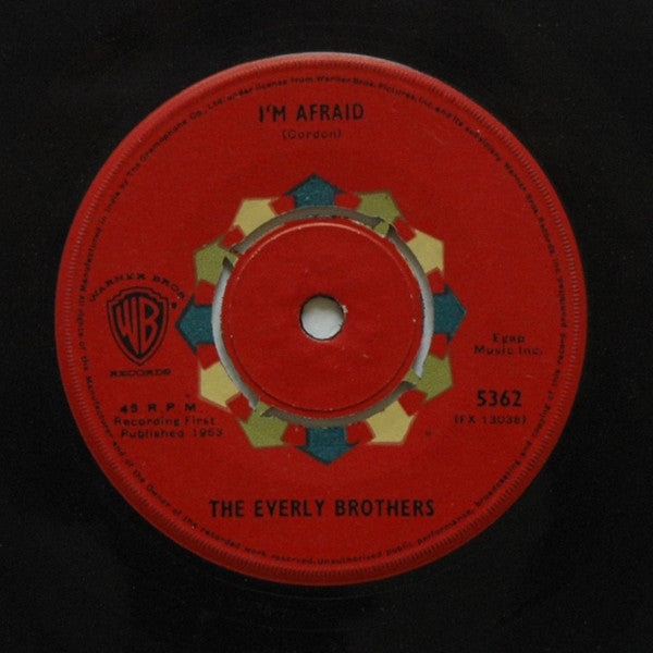 Everly Brothers : I'm Afraid (7", Single)