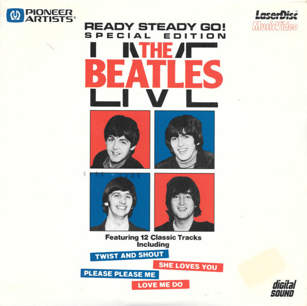 The Beatles : Ready Steady Go! Special Edition / The Beatles Live (Laserdisc, 8", S/Sided, RE, S/Edition, NTSC, CLV)