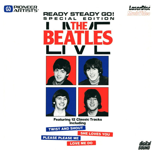 The Beatles : Ready Steady Go! Special Edition / The Beatles Live (Laserdisc, 8", S/Sided, RE, S/Edition, NTSC, CLV)
