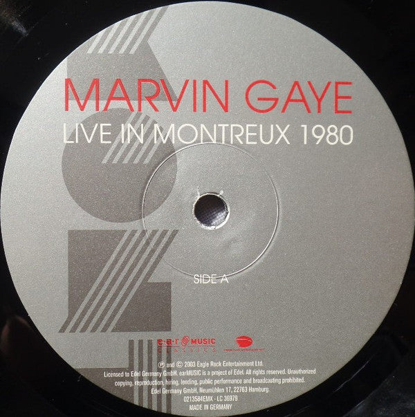 Marvin Gaye : Live In Montreux 1980 (2xLP, Album, 180 + 2xCD, Album + Ltd, Num, RE)