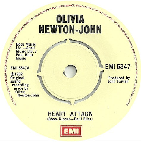 Olivia Newton-John : Heart Attack (7", Single)