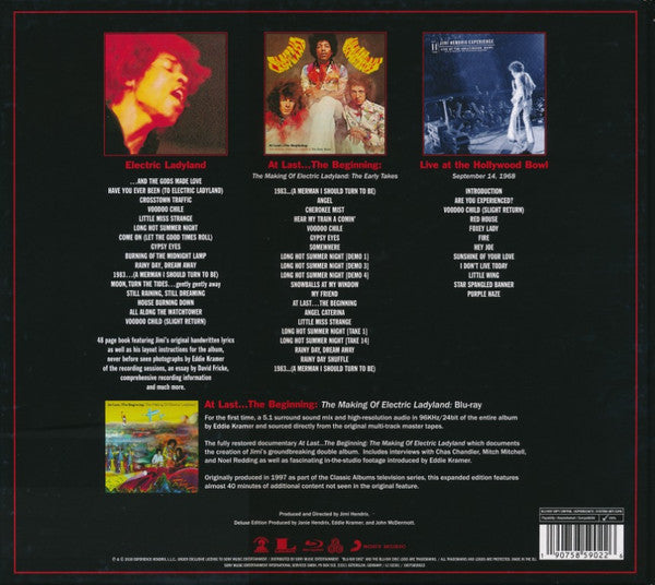 The Jimi Hendrix Experience : Electric Ladyland (CD, Album, RE, RM + CD + CD + Blu-ray, Album, Mult)