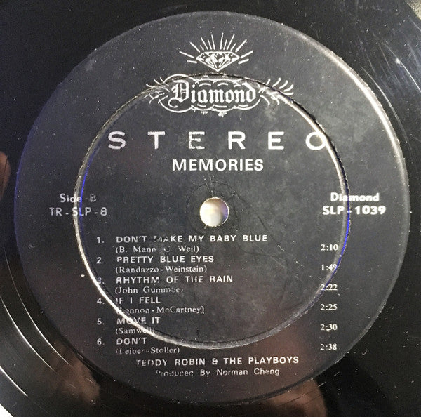 Teddy Robin & The Playboys : Memories (LP, Album)