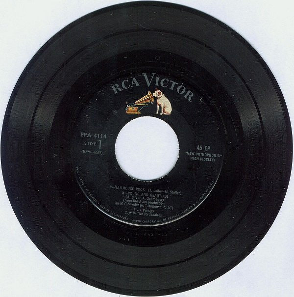 Elvis Presley : Jailhouse Rock (7", Album, EP)