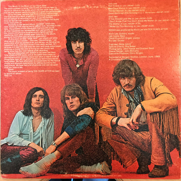 Ten Years After : Ssssh. (LP, Album, Ter)