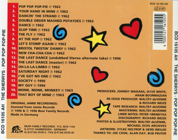 The Sherrys : Pop Pop Pop-Pie (CD, Album, Comp)