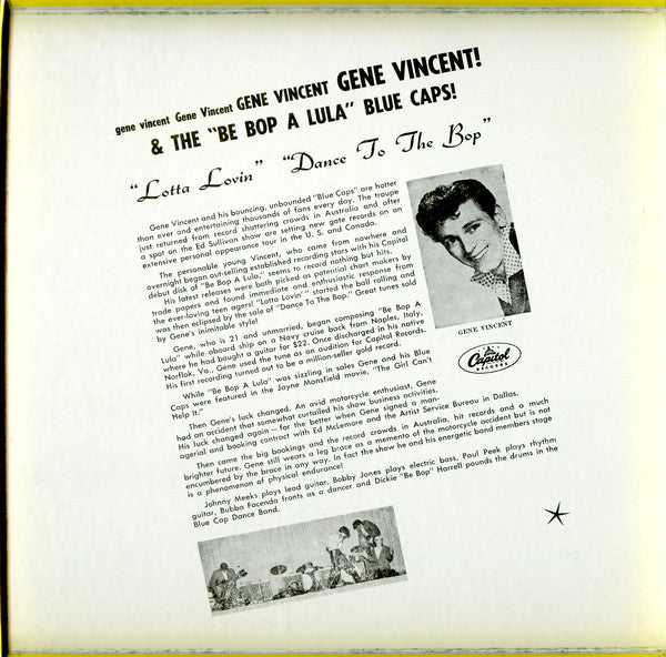 Gene Vincent & His Blue Caps : Rock 'N' Roll Legend (4xLP, Comp, Mono + 7", Mono + Box)