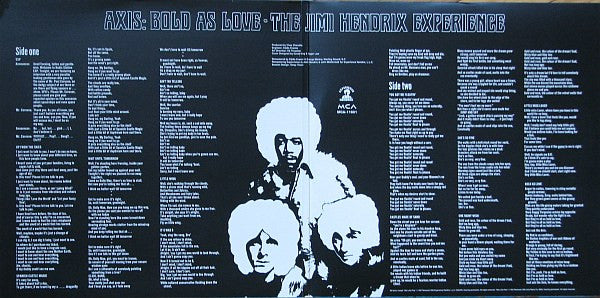The Jimi Hendrix Experience : Axis: Bold As Love (LP, Album, RE, RM, Gat)