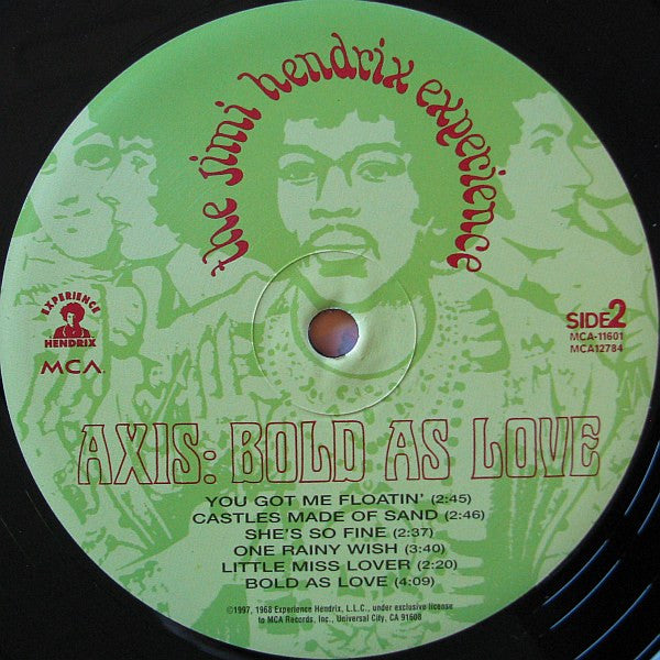 The Jimi Hendrix Experience : Axis: Bold As Love (LP, Album, RE, RM, Gat)