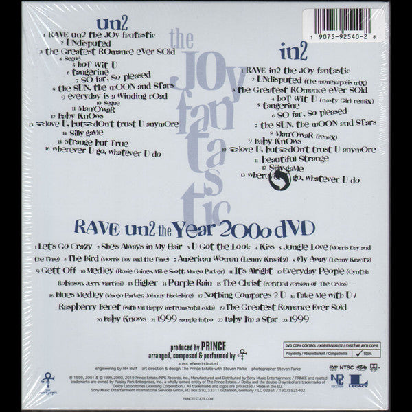 The Artist (Formerly Known As Prince) : Ultimate Rave (Comp + CD, Album, RE + CD, Album, RE + DVD-V, Copy)