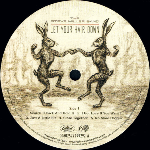 Steve Miller Band : Let Your Hair Down (LP, Album, RE, 180)