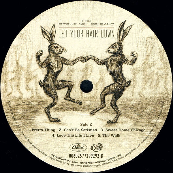 Steve Miller Band : Let Your Hair Down (LP, Album, RE, 180)
