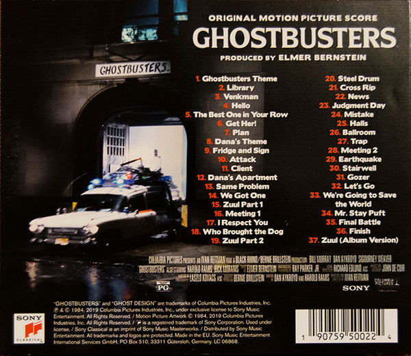 Elmer Bernstein : Ghostbusters (Original Motion Picture Score) (CD, Album)