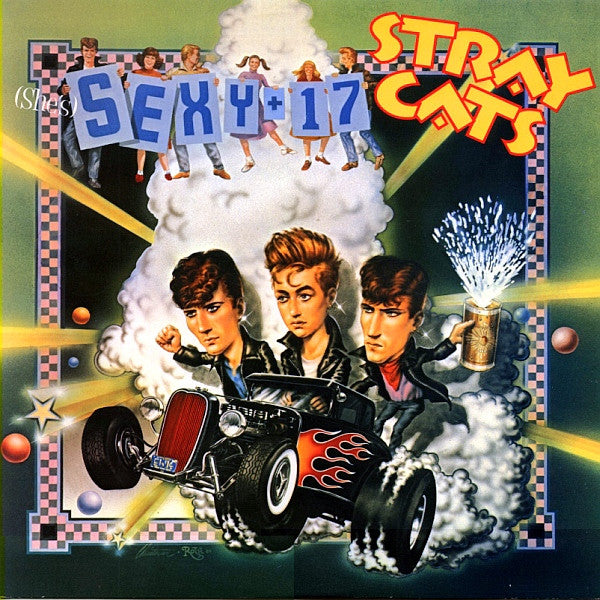 Stray Cats : (She's) Sexy + 17 (12", Maxi)