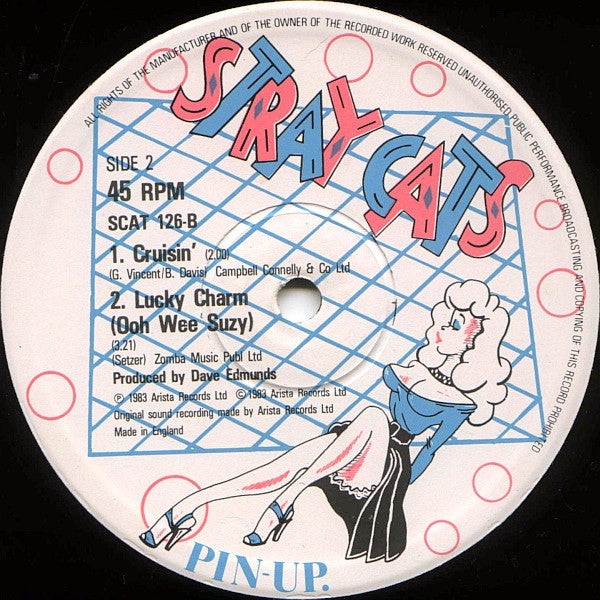Stray Cats : (She's) Sexy + 17 (12", Maxi)