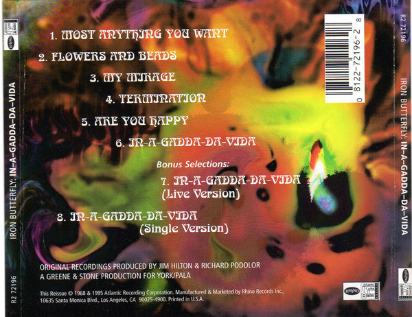 Iron Butterfly : In-A-Gadda-Da-Vida (CD, Album, Dlx, RE, RM, RP, Cin)