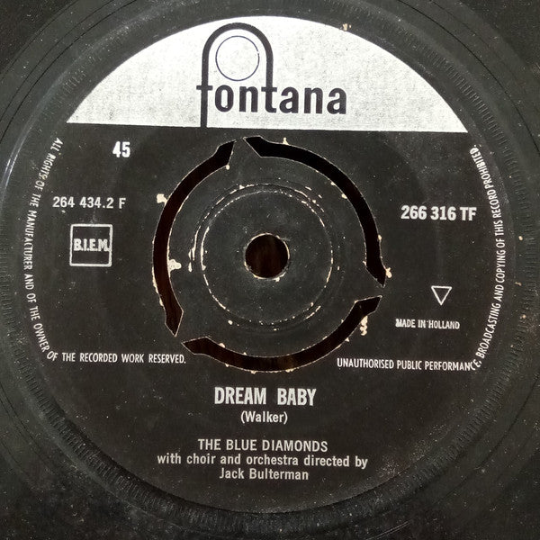 The Blue Diamonds : Rio Nights (7")