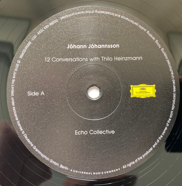 Jóhann Jóhannsson, Echo Collective : 12 Conversations With Thilo Heinzmann (LP, Album, Ltd, 180)