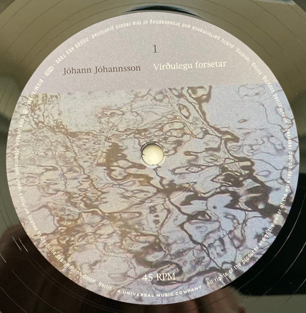 Jóhann Jóhannsson : Virðulegu Forsetar (2xLP, Album, RE)
