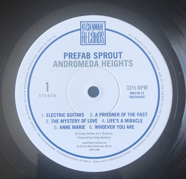 Prefab Sprout : Andromeda Heights (LP, Album, RE, RM, 180)