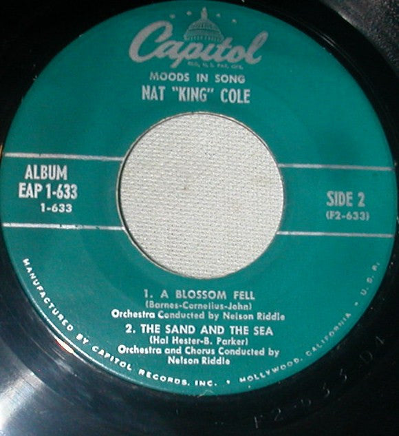 Nat King Cole : Moods In Song (7", EP)