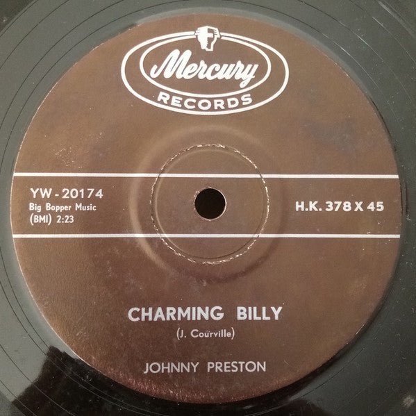 Johnny Preston : Charming Billy (7")