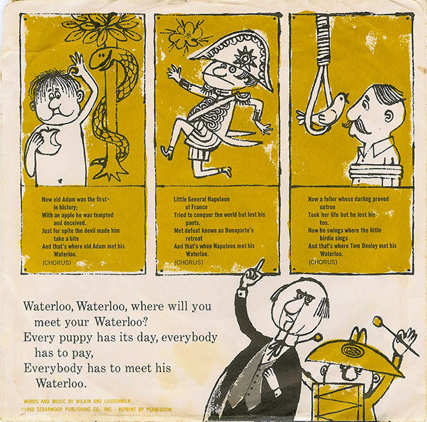 Stonewall Jackson : Waterloo / Smoke Along The Track (7", Single)