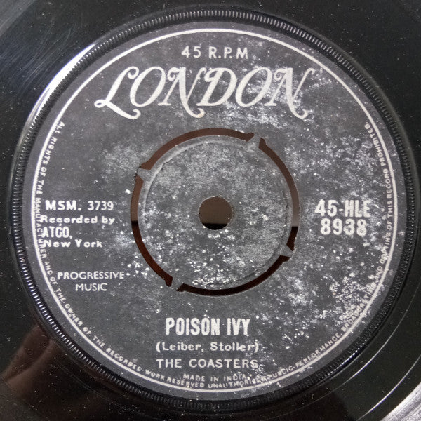 The Coasters : Poison Ivy (7")