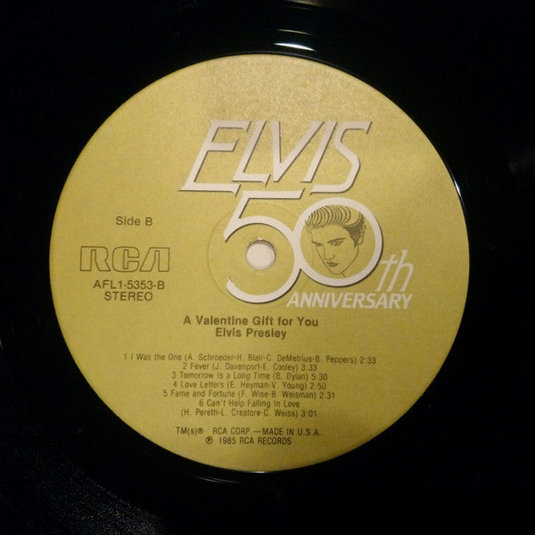 Elvis Presley : A Valentine Gift For You (LP, Comp)