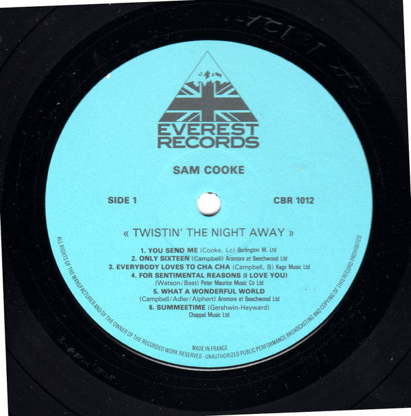 Sam Cooke : Twistin' The Night Away (LP, Comp)