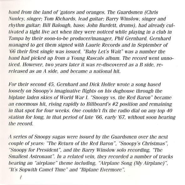 The Royal Guardsmen : Anthology (CD, Comp)