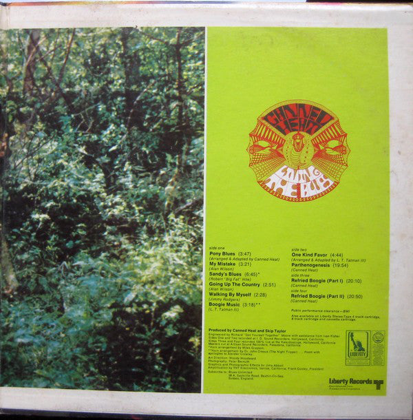 Canned Heat : Living The Blues (2xLP, Album, Res)