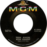 Mark Dinning : Teen Angel / Bye Now Baby (7", Single, Scr)