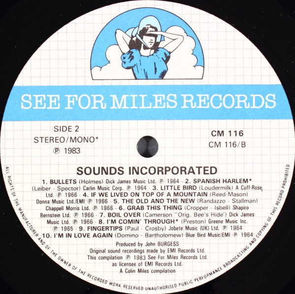Sounds Incorporated : Sounds Incorporated (LP, Comp, Mono)