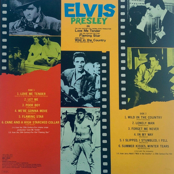 Elvis Presley : Love Me Tender / Flaming Star / Wild In The Country (LP, Comp, Mono)
