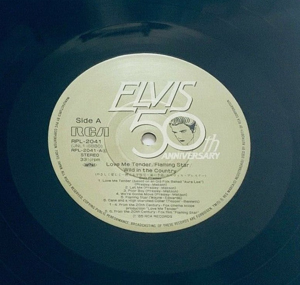 Elvis Presley : Love Me Tender / Flaming Star / Wild In The Country (LP, Comp, Mono)