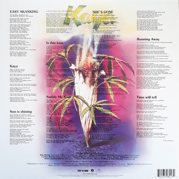 Bob Marley & The Wailers : Kaya (LP, Album, Ltd, RE, RM, Hal)