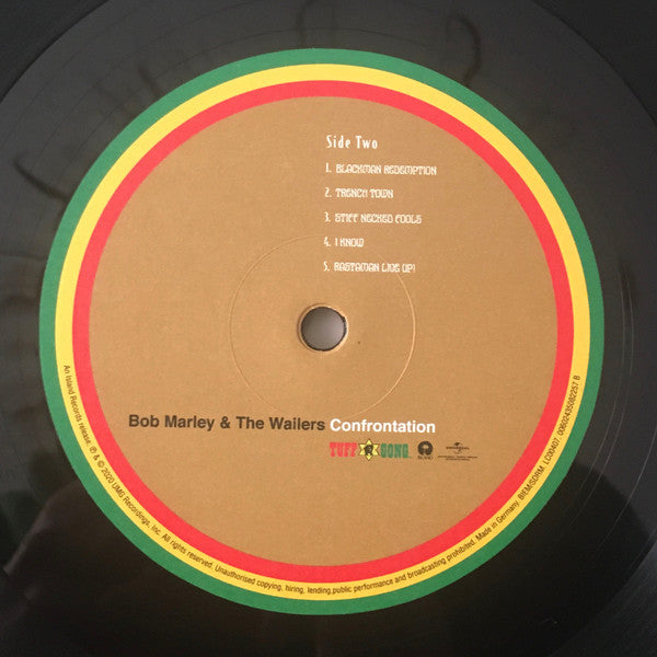 Bob Marley & The Wailers : Confrontation (LP, Album, RE, RM, S/Edition, Hal)
