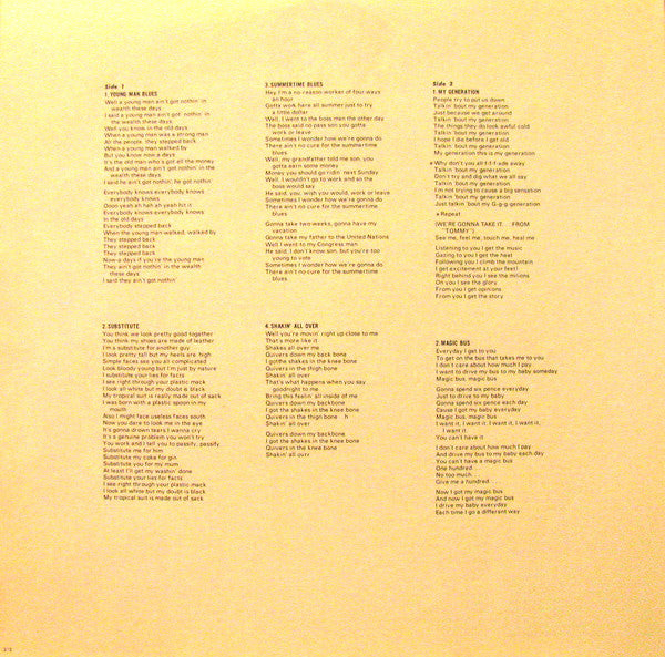 The Who : Live At Leeds (LP, Album, RE)