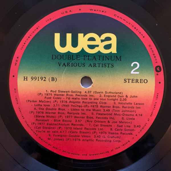 Various : Double Platinum (LP, Comp)