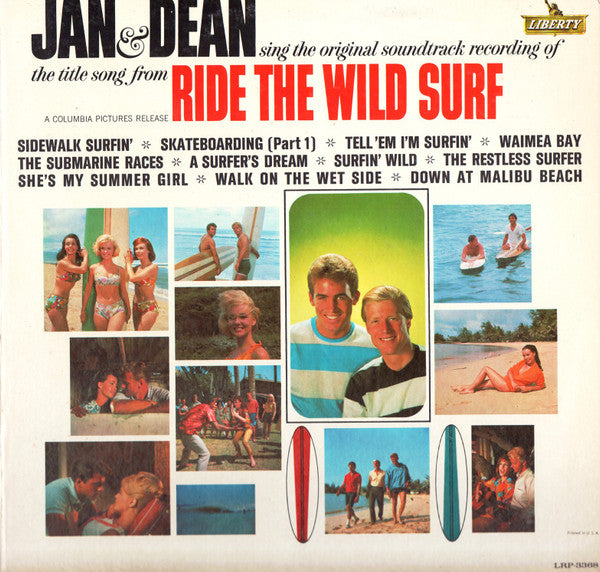 Jan & Dean : Ride The Wild Surf (LP, Album, Mono, Mon)