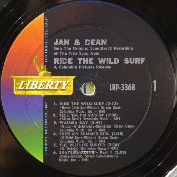 Jan & Dean : Ride The Wild Surf (LP, Album, Mono, Mon)