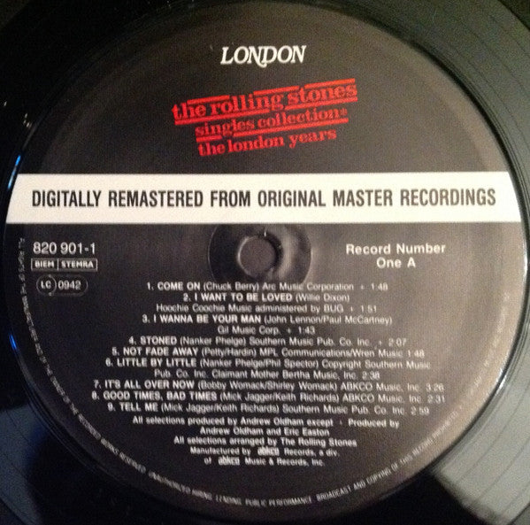 The Rolling Stones : Singles Collection ✱ The London Years (4xLP, Comp, RM + Box)